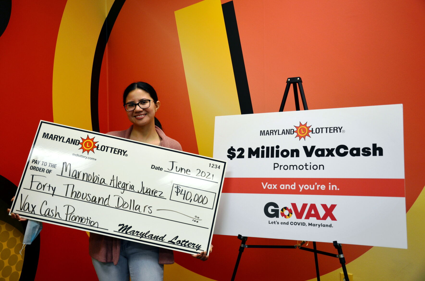 Daycare Worker Claims $40,000 VaxCash Prize